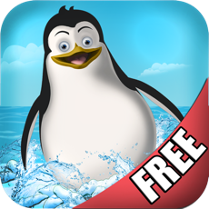 Activities of Arctic Ice Tiny Pingu Surfer FREE : North pole Happy iceberg snow surfing