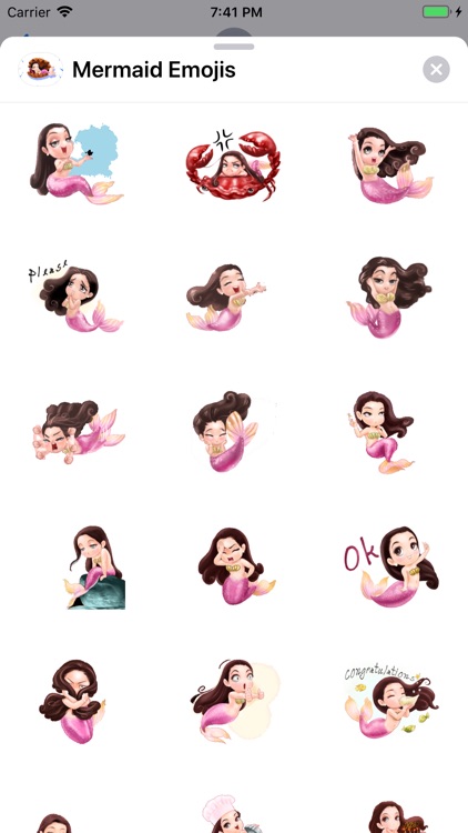 Mermaid Emojis screenshot-3