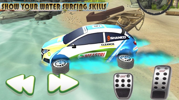 Water Car Surfer Stunt