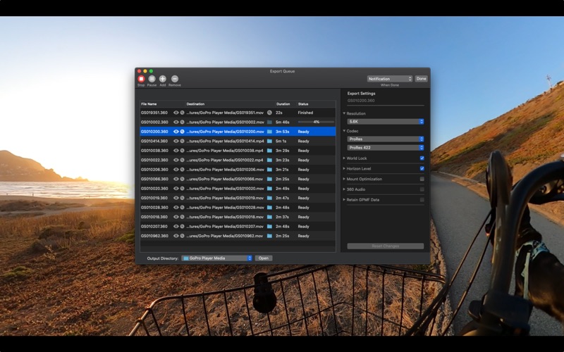 GoPro Player Screenshot