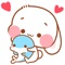 This is a cute bunny sticker app that can be used for iMessage to make chat more interesting