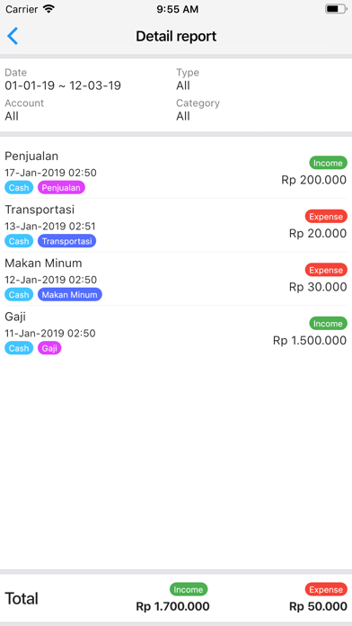 Easy Money Manager screenshot 2