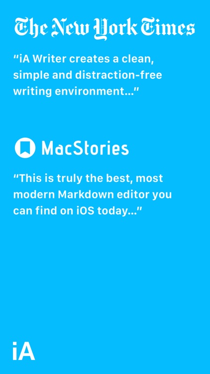 iA Writer