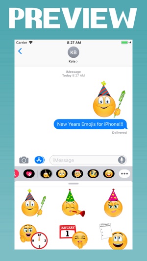 New Year Emoji(圖2)-速報App