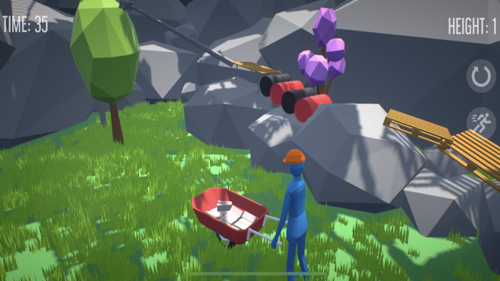 Climb With Wheelbarrow