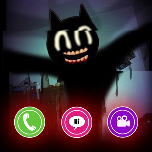 Cartoon Cat Scary Siren Call Icon