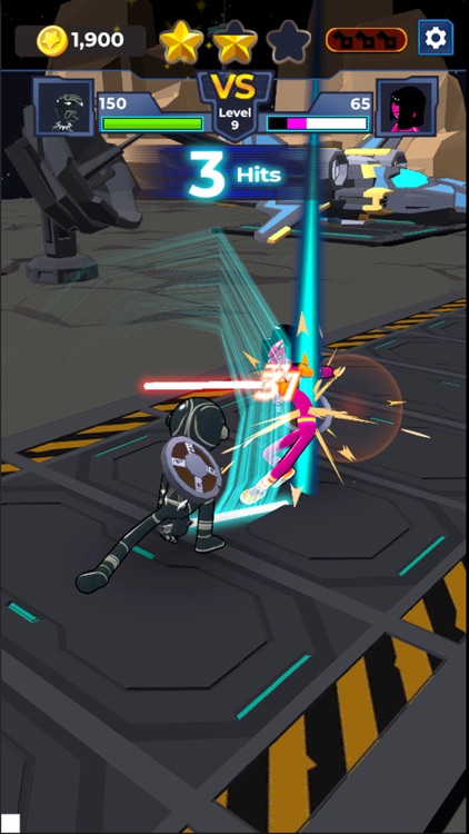 Supreme Saberman: 3D War Zone screenshot-3