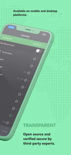 Captura de Pantalla 2 ProtonVPN - Rápida VPN Segura iphone