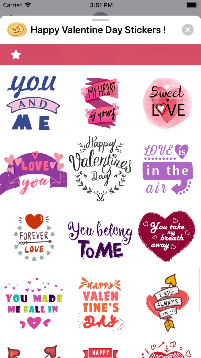 Happy Valentine Day Stickers