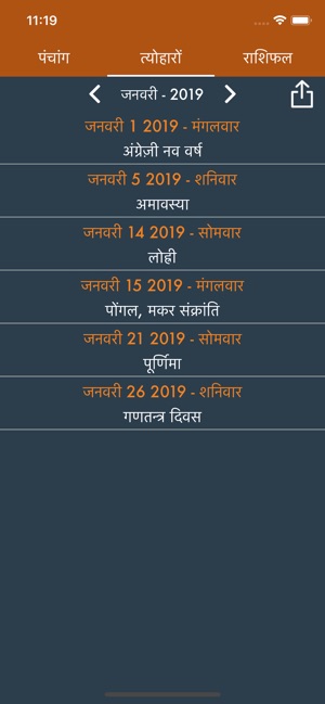 Hindi Calendar Rashifal 2019(圖2)-速報App