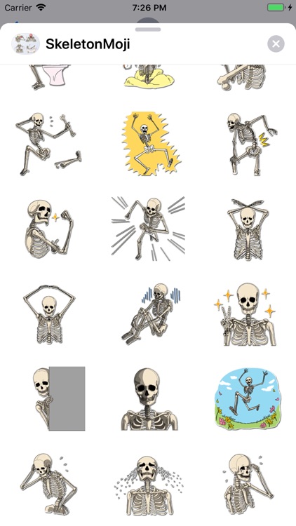 SkeletonMoji - Scary Emojis screenshot-4