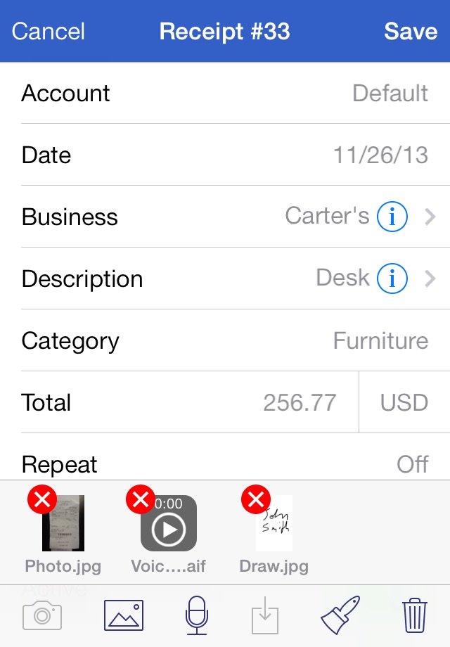 Receipts - Expense Tracker screenshot 3