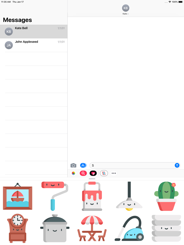 Home Living Stickers.
