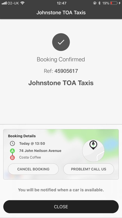 Johnstone TOA Taxis screenshot 4