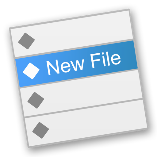 New File Menu для Mac