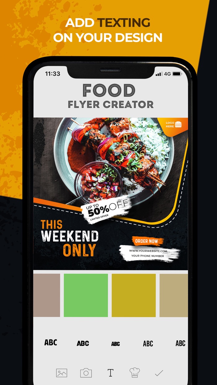 Poster Maker- Food Flyer Maker