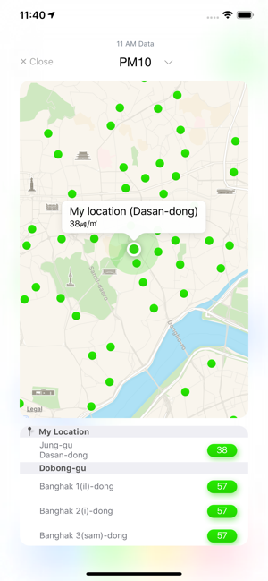 PM10 Tracker (미세먼지알림이)(圖2)-速報App