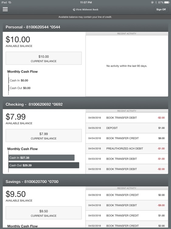 First Midwest Business Tablet By First Midwest Bank