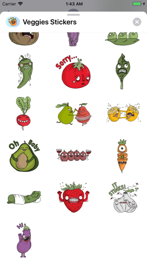 Veggies Stickers(圖4)-速報App