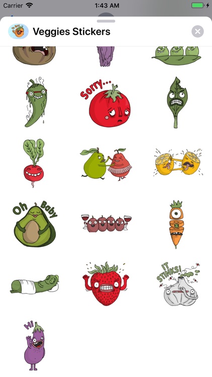 Veggies Stickers screenshot-3