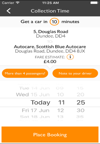 Dundee Taxis screenshot 3