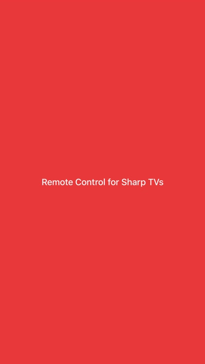 Remote Control for Sharp TVs