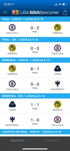 Captura 3 Liga BBVA MX App Oficial iphone