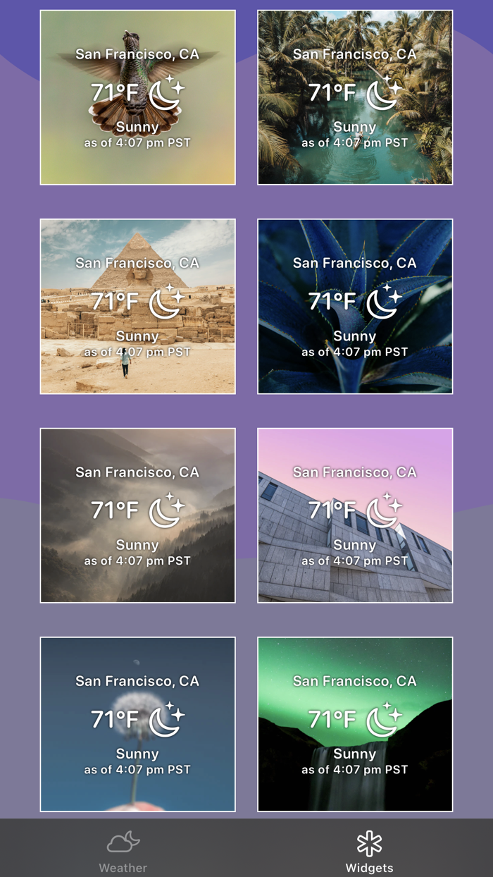 Weather Widget - Drip
