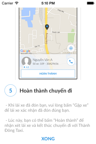 G5 Taxi Thành Đông screenshot 4
