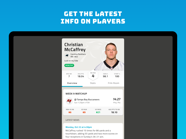 ‎NFL Fantasy Football Screenshot