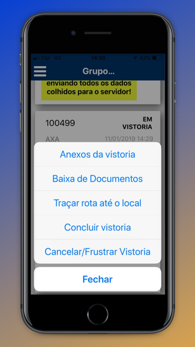 How to cancel & delete Grupo Fox - Vistoria from iphone & ipad 3