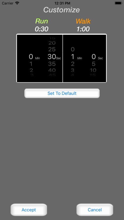 Running Interval Timer Pro screenshot-3