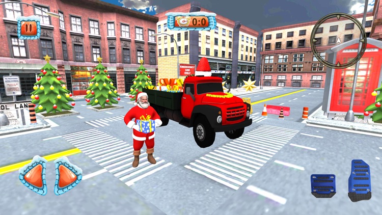 Christmas Santa City Driving