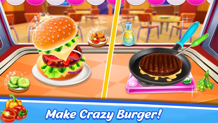 Burger Maker Food Kitchen Game