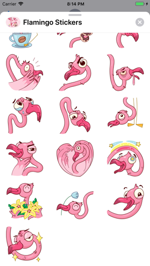 Flamingo Stickers(圖3)-速報App