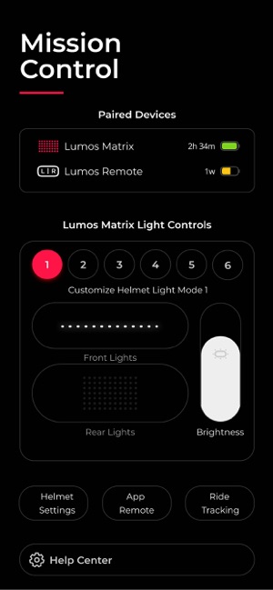 lumos helmet app