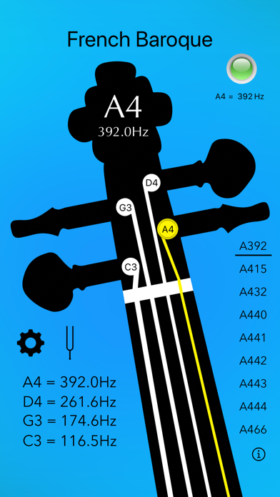 Viola Tuner Basic screenshot 3