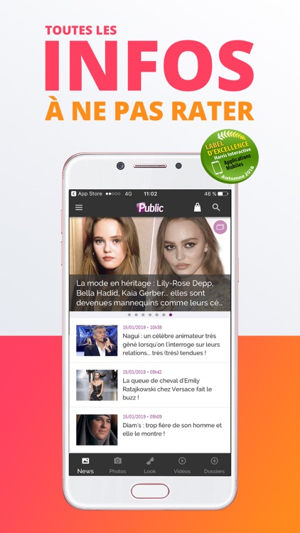 Public : actu people et infos