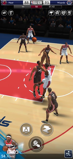 Skärmdump för NBA NOW Mobile Basketball Game