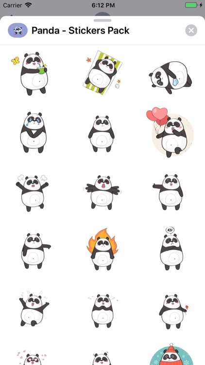 Panda - Stickers Pack screenshot-6