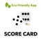 Jamb (Yahztzee, Yamb, Yatzie) score sheet is an app for taking scores in popular dice game of the same name