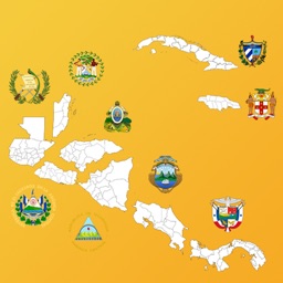 Central America state maps