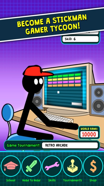 Stickman Gamer Tycoon