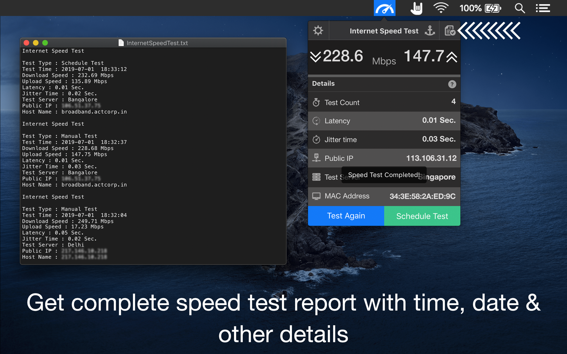 Computer speed test for mac