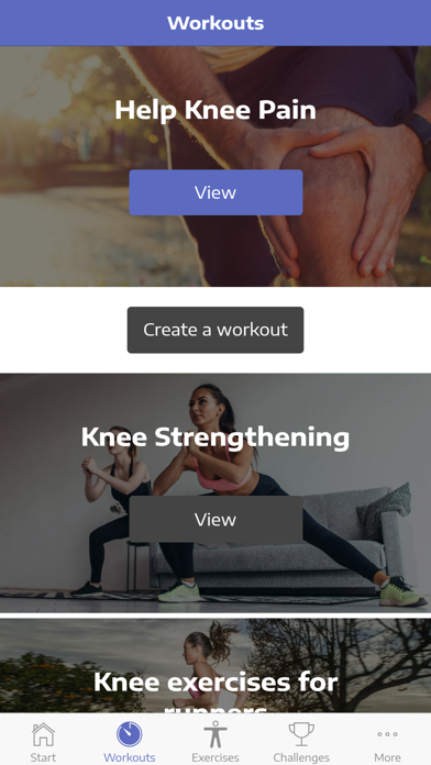 Knee Exercises screenshot 3