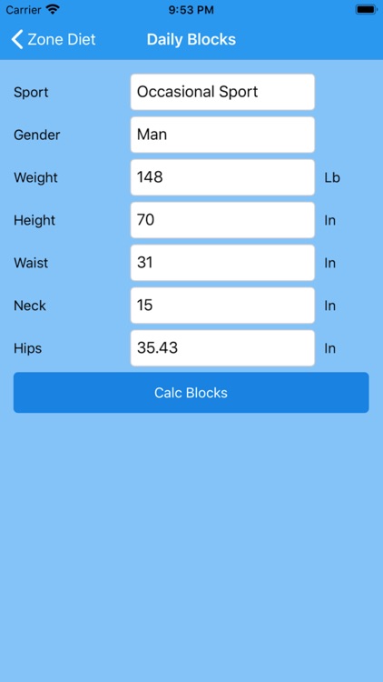 Zone Diet Simple