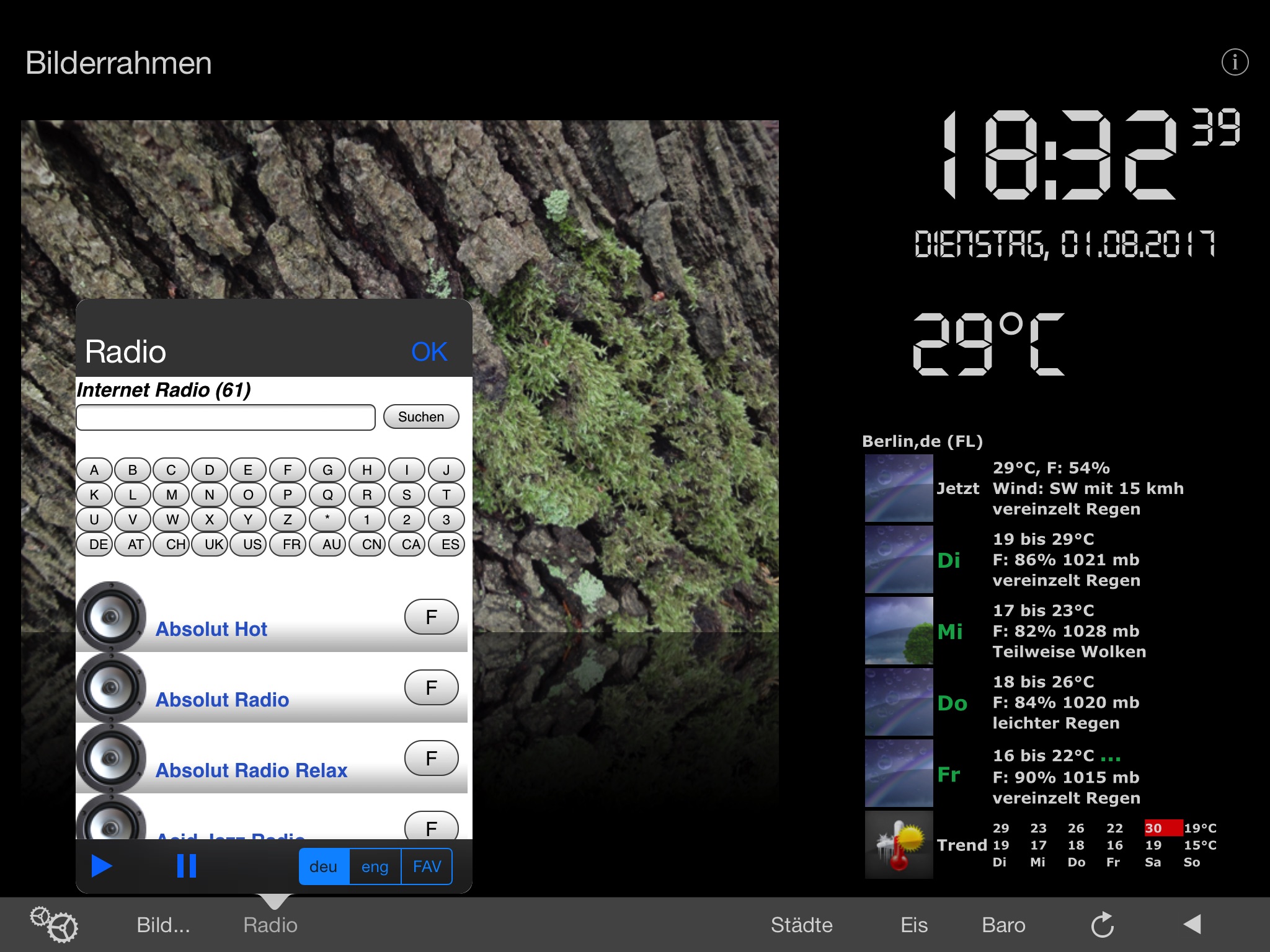 Picture Frame+Weather+Radio screenshot 4