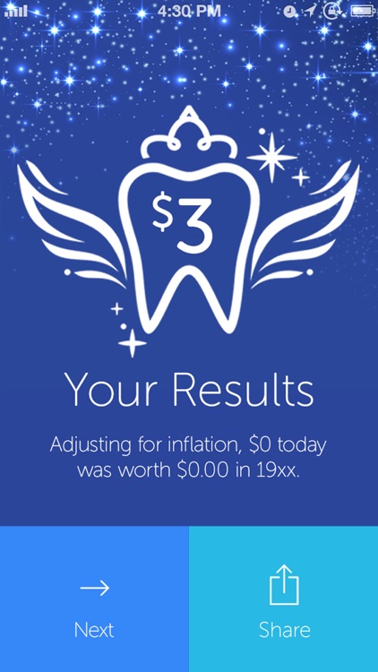 Visa's Tooth Fairy Calculator screenshot-4