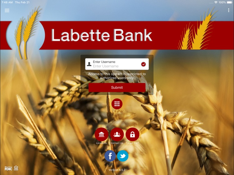 Labette Bank - for iPad