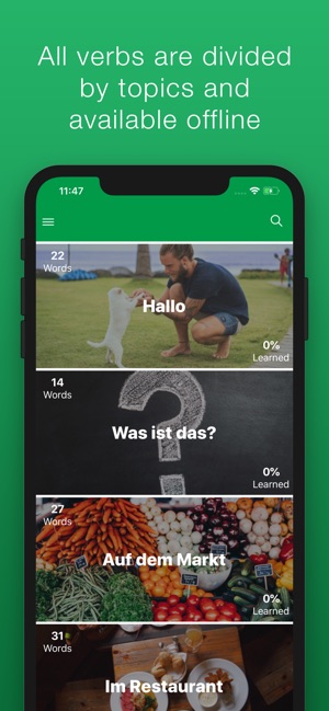 Drei P - German Verbs Trainer(圖1)-速報App